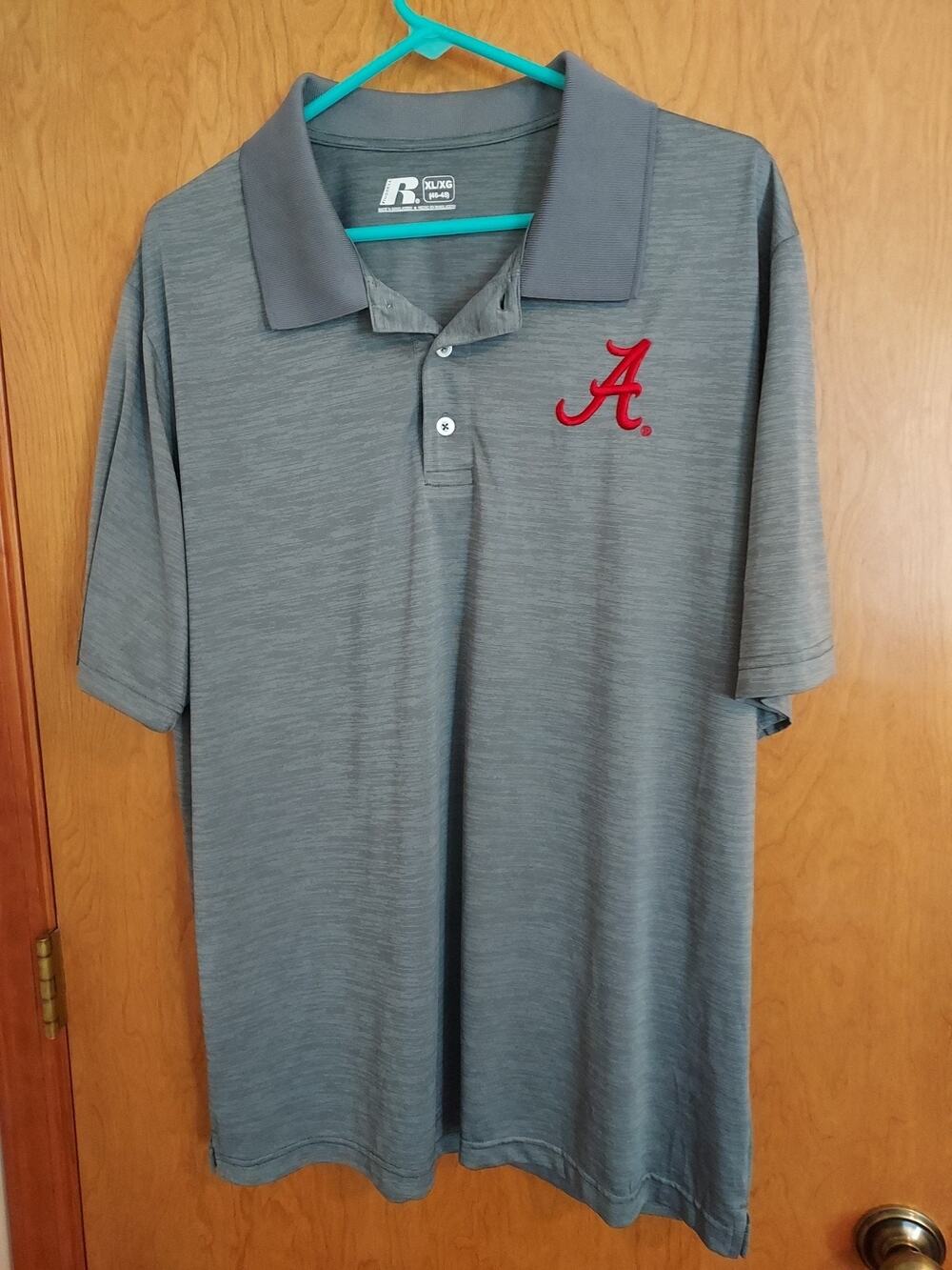 Russell Brand size XL Alabama Shirt Embroidery A logo on front Knit lightweight